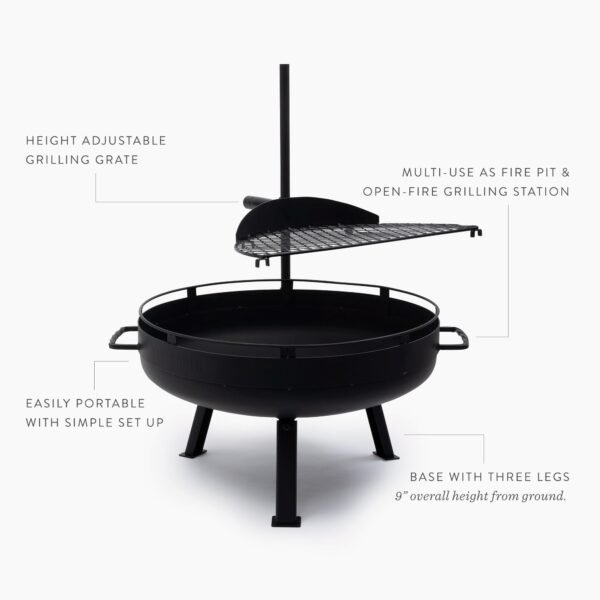 Cowboy Fire Pit Grill - 23 - Image 4